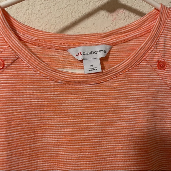Liz Claiborne Women's Orange Top - Picture 2 of 6